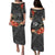 Hawaii Shaka Surf Hand Sign Puletasi Dress Polynesian Vintage Vibes LT9 Long Dress Black - Polynesian Pride