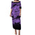 Polyneisian Pride Happy Father Day Puletasi Dress I Love You Dad - Polynesian Tribal Purple LT9 Long Dress Purple - Polynesian Pride