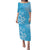 Hawaii Summer Puletasi Dress Mix Polynesian Light Blue LT6 Long Dress Blue - Polynesian Pride