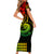 Kakau Hawaiian Polynesian Couples Matching Outfits Combo Bodycon Dress And Hawaii Shirt Reggage LT6 - Polynesian Pride