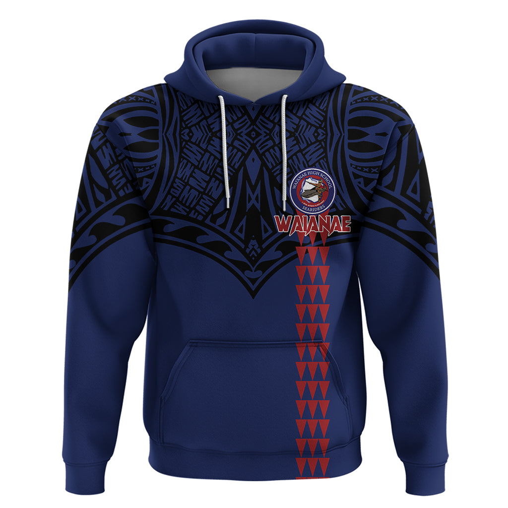 Waianae High School Pride Hoodie LT12 Blue - Polynesian Pride