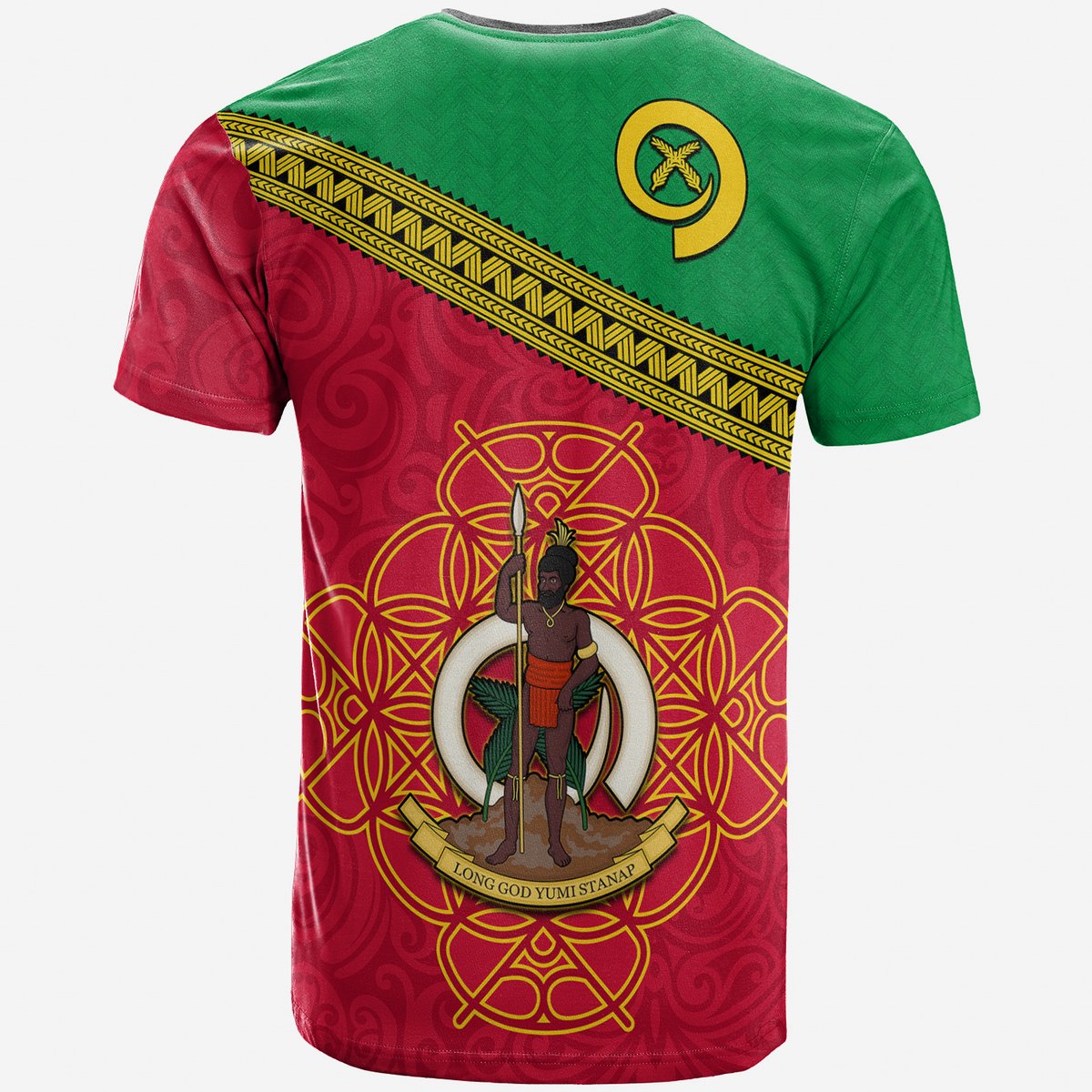 Vanuatu T Shirt Pattern Sand Drawing LT13 - Polynesian Pride