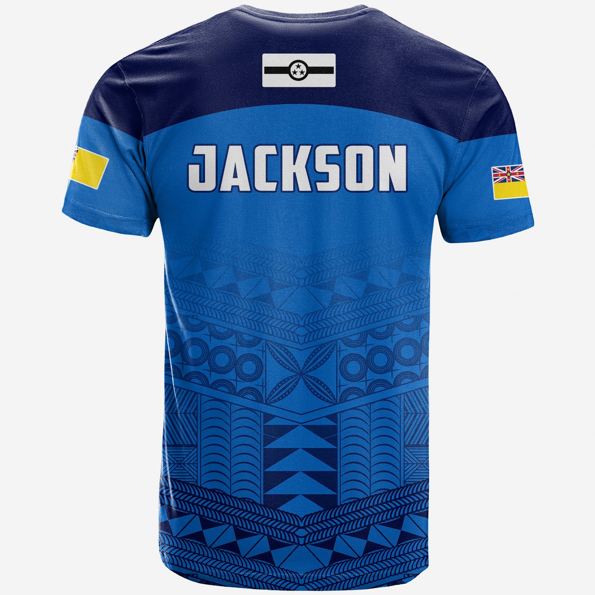 (JACKSON) Niue T Shirt Rock of Polynesia LT13 - Polynesian Pride