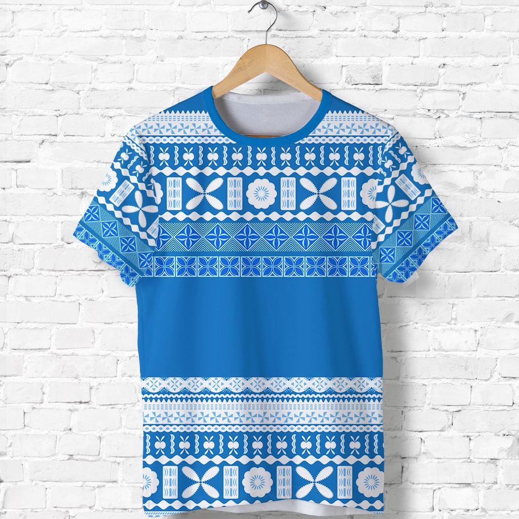 (Custom Text and Number) Bula Fiji T Shirt Tapa Pattern LT13 - Polynesian Pride