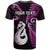 Custom New Zealand T Shirt Aotearoa Silver Fern With Manaia Maori Unique Pink LT14 - Polynesian Pride