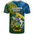 Custom Solomon Islands Provinces T Shirt Coat Of Arms With Flag Unique Version CTM14 - Polynesian Pride