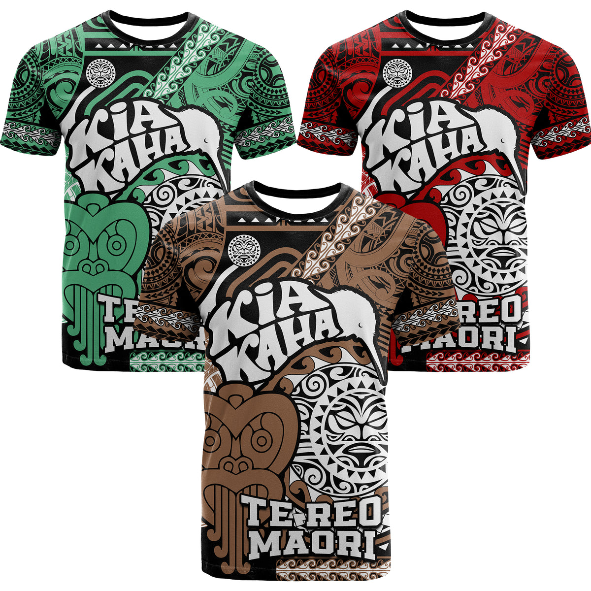 Personalised Te Reo Maori New Zealand T Shirt Kia Haka Maori Tribal Tattoo LT9 - Polynesian Pride