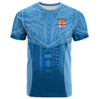 Fiji Faithful T Shirt Version Blue LT13 Unisex Blue - Polynesian Pride