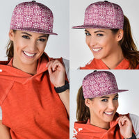 Akala Palaka Quilt Hawaii Snapback Cap Hawaiian Tropical Monstera Sea Turtle LT14 - Polynesian Pride