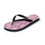 Alaka Aloha Hawaii Flip Flops Plumeria Lei With Palaka Motif - Polynesian Pride