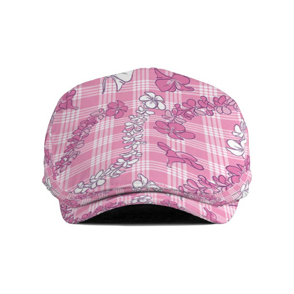 Alaka Aloha Hawaii Jeff Hat Plumeria Lei With Palaka Motif - Polynesian Pride