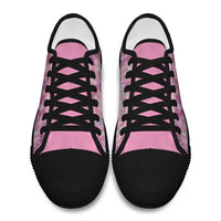 Alaka Aloha Hawaii Low Top Shoes Plumeria Lei With Palaka Motif - Polynesian Pride