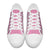 Alaka Aloha Hawaii Low Top Shoes Plumeria Lei With Palaka Motif - Polynesian Pride