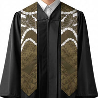 Aloha Hawaii Kalo Pikake Lei Graduation Stole Chest Tattoo Gold Hawaiian Pattern LT14 - Polynesian Pride