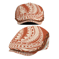 Aloha Hawaii Mikioi Lei Jeff Hat Cattail Red Tropical Flower Pattern - Polynesian Pride