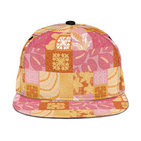 Aloha Hawaii Quilt Floral Patchwork Style Snapback Cap LT14 One Size Multicolor - Polynesian Pride