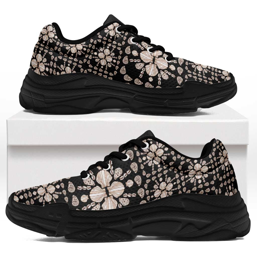 Aloha Hawaii Shell Quilt Chunky Sneakers Seamless Style - Polynesian Pride