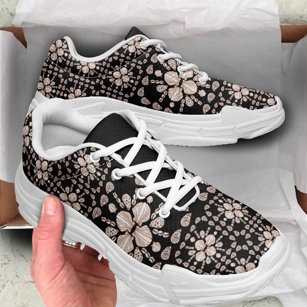 Aloha Hawaii Shell Quilt Chunky Sneakers Seamless Style - Polynesian Pride