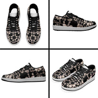 Aloha Hawaii Shell Quilt Low Sneakers Seamless Style LT14