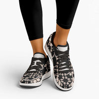 Aloha Hawaii Shell Quilt Low Sneakers Seamless Style LT14