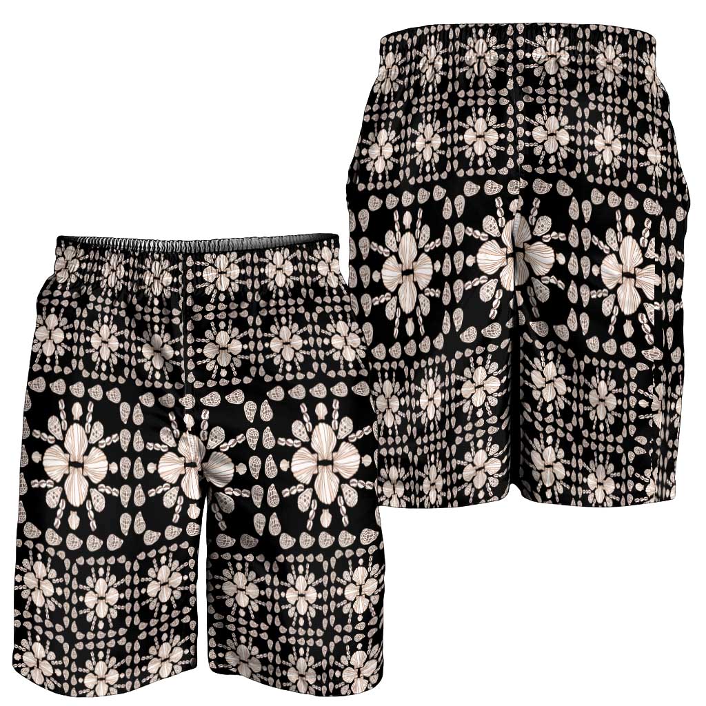 Aloha Hawaii Shell Quilt Shorts for Men Seamless Style LT14 - Polynesian Pride