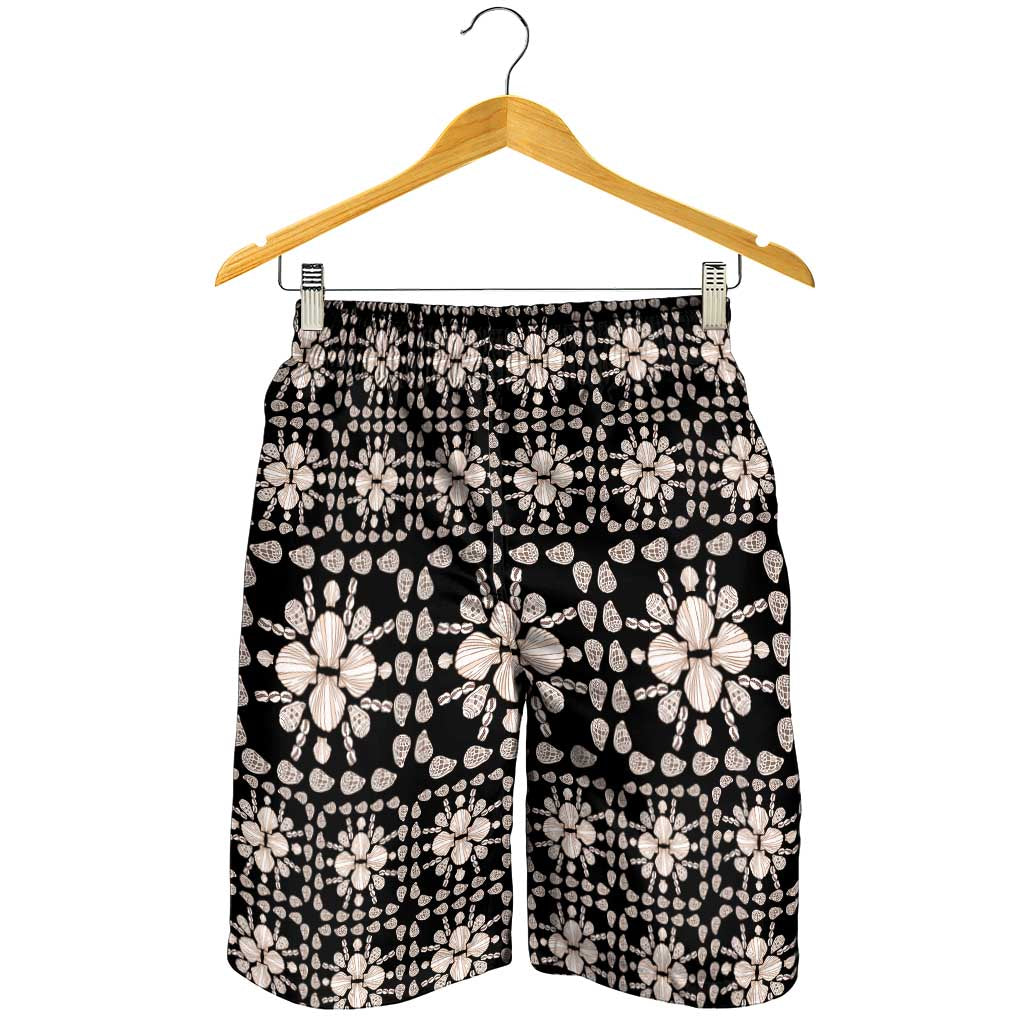 Aloha Hawaii Shell Quilt Shorts for Men Seamless Style LT14 - Polynesian Pride