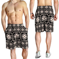 Aloha Hawaii Shell Quilt Shorts for Men Seamless Style LT14 - Polynesian Pride