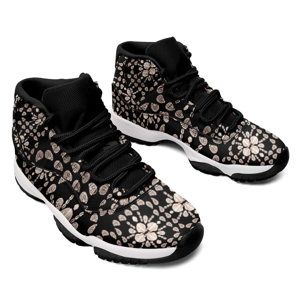 Aloha Hawaii Shell Quilt Sneakers J11 Seamless Style - Polynesian Pride