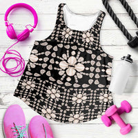 Aloha Hawaii Shell Quilt Women Racerback Tank Seamless Style - Polynesian Pride