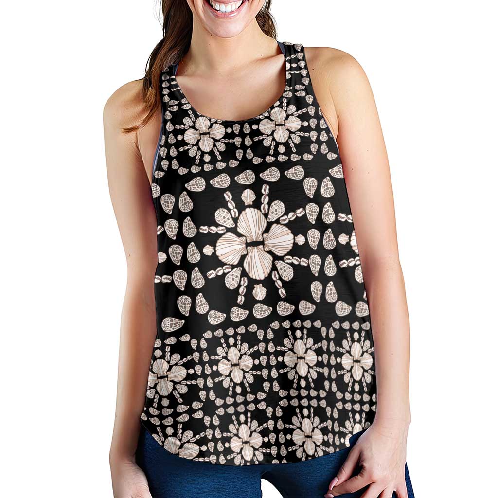 Aloha Hawaii Shell Quilt Women Racerback Tank Seamless Style - Polynesian Pride