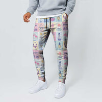Aloha Summer Posters Grunge Textures Jogger Pants LT01 - Polynesian Pride