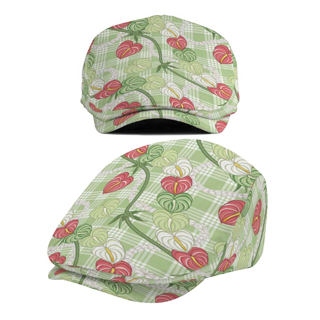 Anthurium Pikake Ti Leaf Palaka Jeff Hat Green Version LT01 - Polynesian Pride