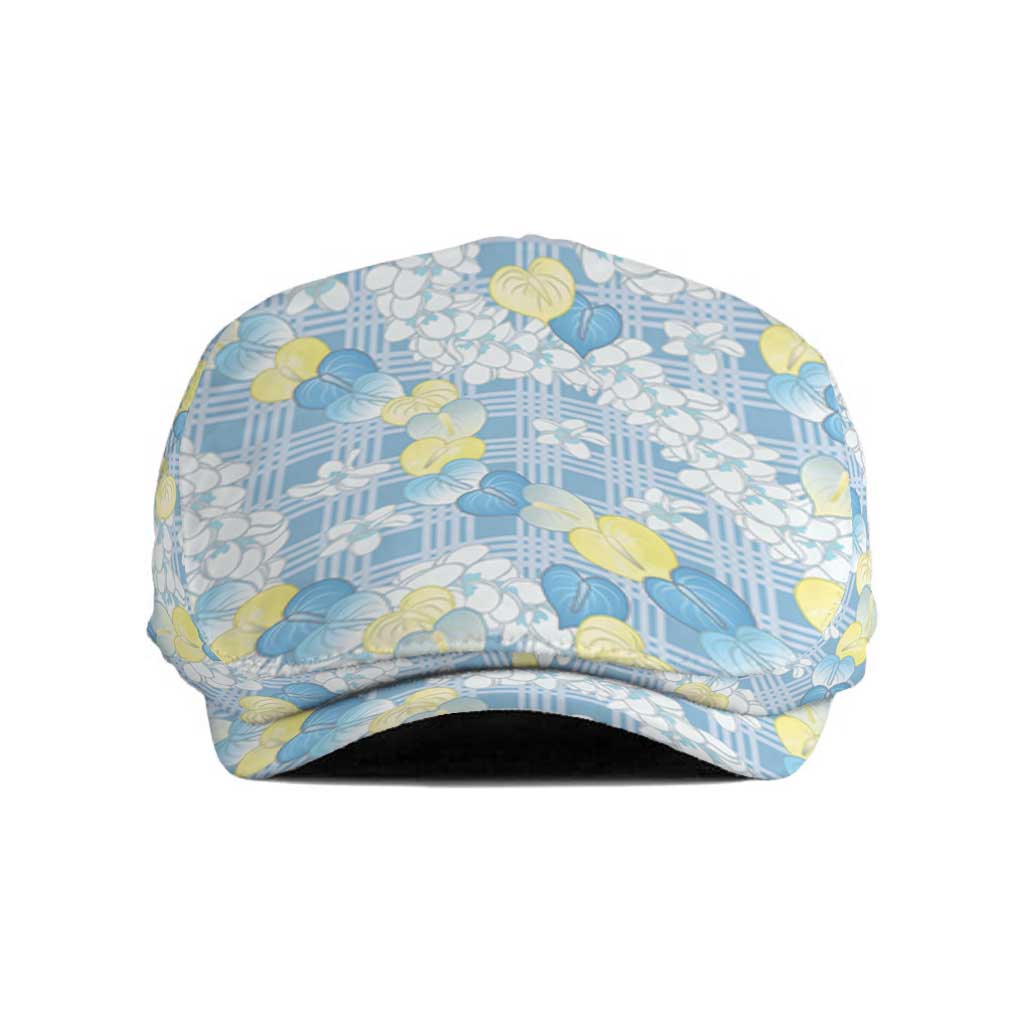 Anthurium Plumeria Lei Pastel Jeff Hat Blue Hawaiian Splendid Palaka