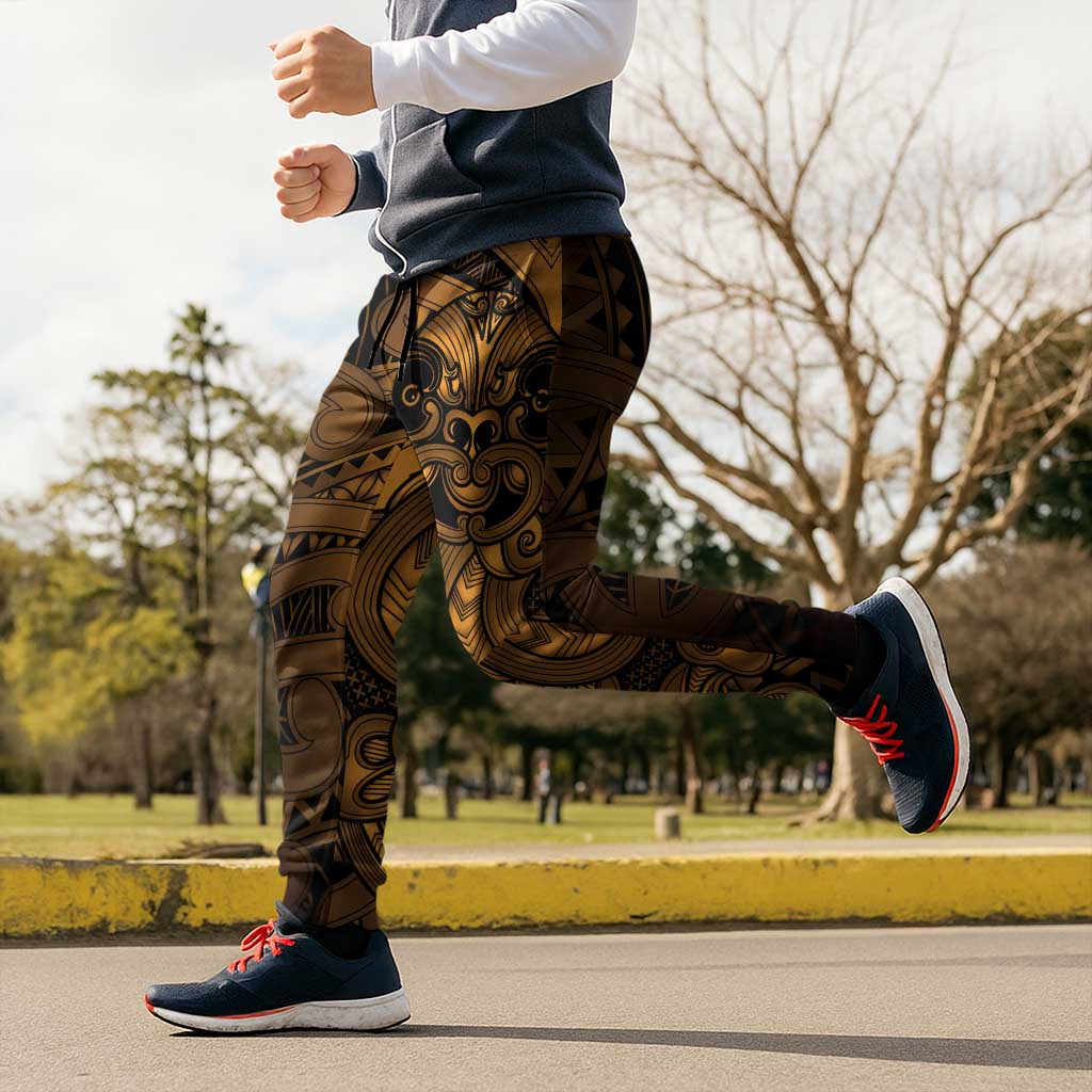 Aotearoa Maori Hei Tiki Jogger Pants Koura Kowhaiwhai Puhoro Motif LT9 - Polynesian Pride
