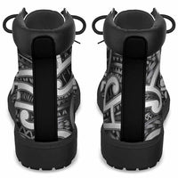Aotearoa Maori Kowhaiwhai All Season Boots Kiwikiwi Puhoro and Patiki LT9 - Polynesian Pride