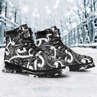 Aotearoa Maori Kowhaiwhai All Season Boots Kiwikiwi Puhoro and Patiki LT9 - Polynesian Pride