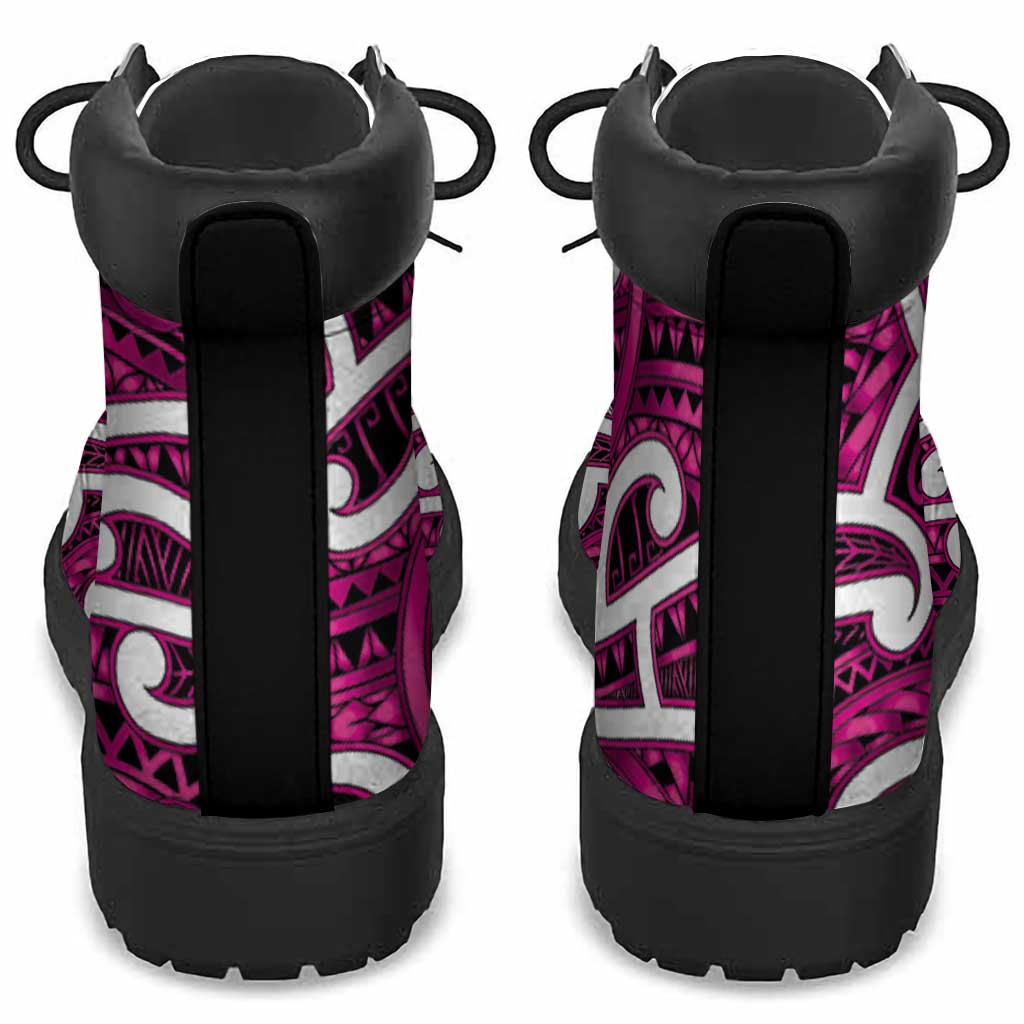 Aotearoa Maori Kowhaiwhai All Season Boots Mawhero Puhoro and Patiki LT9 - Polynesian Pride