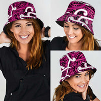 Aotearoa Maori Kowhaiwhai Bucket Hat Mawhero Puhoro and Patiki LT9 - Polynesian Pride