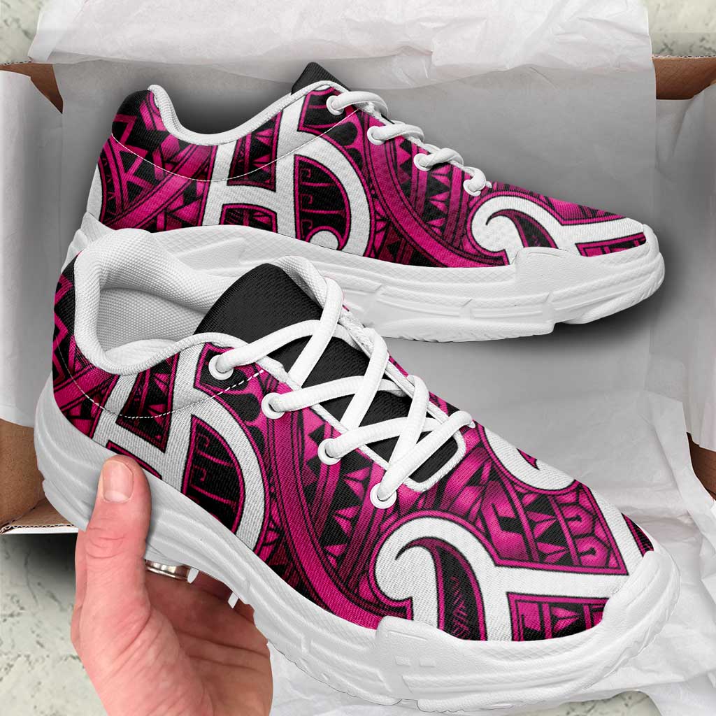 Aotearoa Maori Kowhaiwhai Chunky Sneakers Mawhero Puhoro and Patiki LT9 - Polynesian Pride