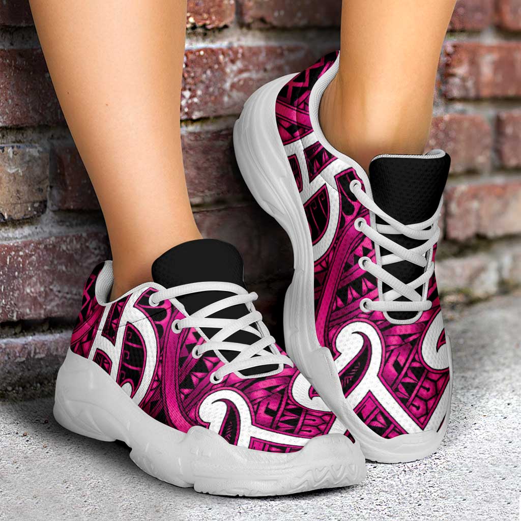 Aotearoa Maori Kowhaiwhai Chunky Sneakers Mawhero Puhoro and Patiki LT9 - Polynesian Pride