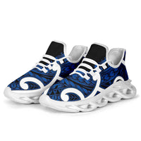 Aotearoa Maori Kowhaiwhai Clunky Sneakers Kikorangi Puhoro and Patiki LT9 - Polynesian Pride