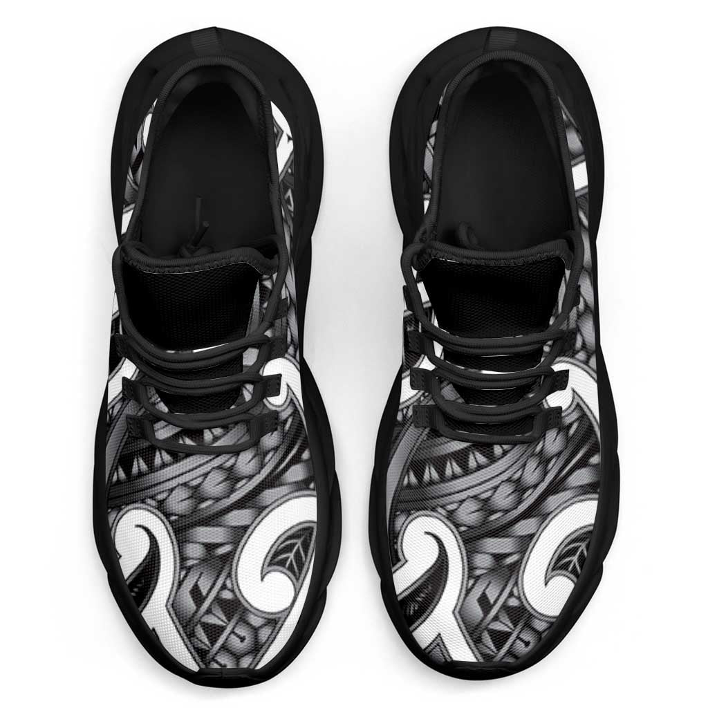 Aotearoa Maori Kowhaiwhai Clunky Sneakers Kiwikiwi Puhoro and Patiki LT9 - Polynesian Pride