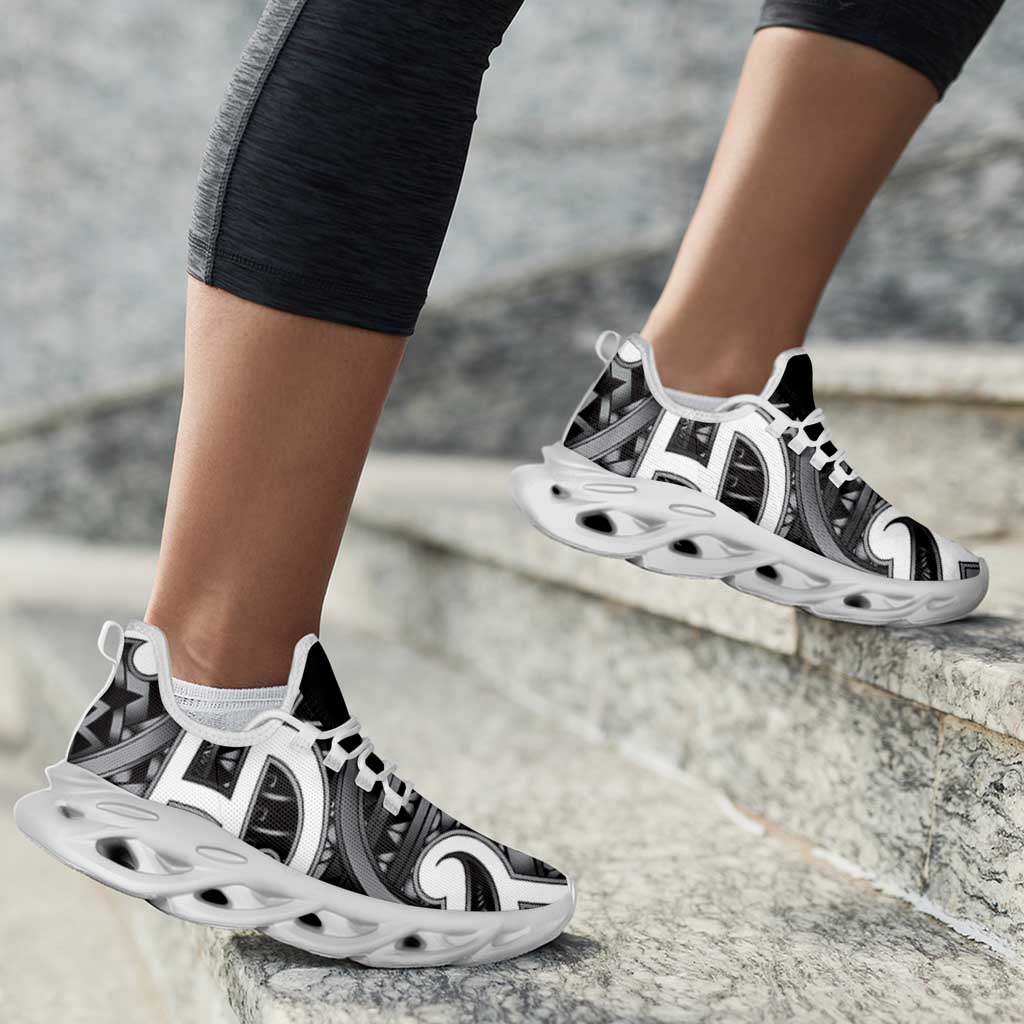 Aotearoa Maori Kowhaiwhai Clunky Sneakers Kiwikiwi Puhoro and Patiki LT9 - Polynesian Pride