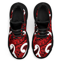 Aotearoa Maori Kowhaiwhai Clunky Sneakers Whero Puhoro and Patiki LT9 - Polynesian Pride