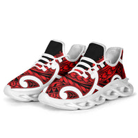 Aotearoa Maori Kowhaiwhai Clunky Sneakers Whero Puhoro and Patiki LT9 - Polynesian Pride