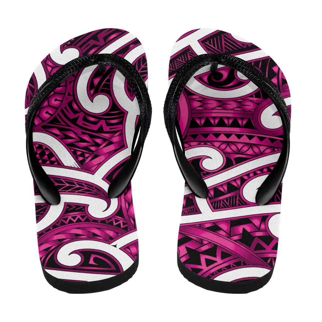Aotearoa Maori Kowhaiwhai Flip Flops Mawhero Puhoro and Patiki LT9 - Polynesian Pride