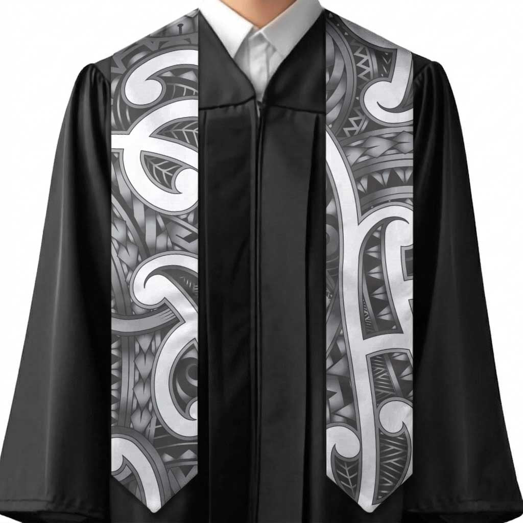 Aotearoa Maori Kowhaiwhai Graduation Stole Kiwikiwi Puhoro and Patiki LT9 - Polynesian Pride