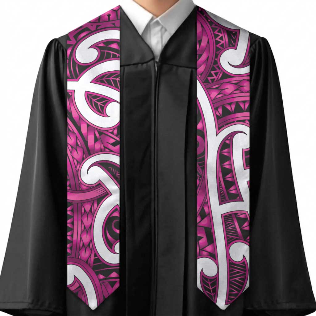 Aotearoa Maori Kowhaiwhai Graduation Stole Mawhero Puhoro and Patiki LT9 - Polynesian Pride