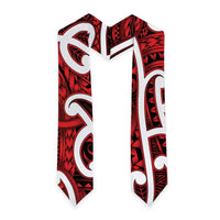 Aotearoa Maori Kowhaiwhai Graduation Stole Whero Puhoro and Patiki LT9 - Polynesian Pride