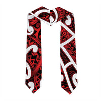 Aotearoa Maori Kowhaiwhai Graduation Stole Whero Puhoro and Patiki LT9 - Polynesian Pride